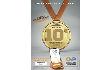 Remise de 10€ sur la licence 2021-2022