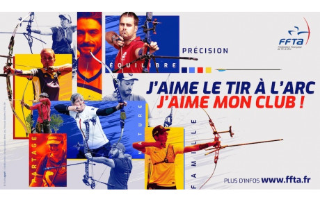 J'aime le tir à l'arc, j'aime mon club